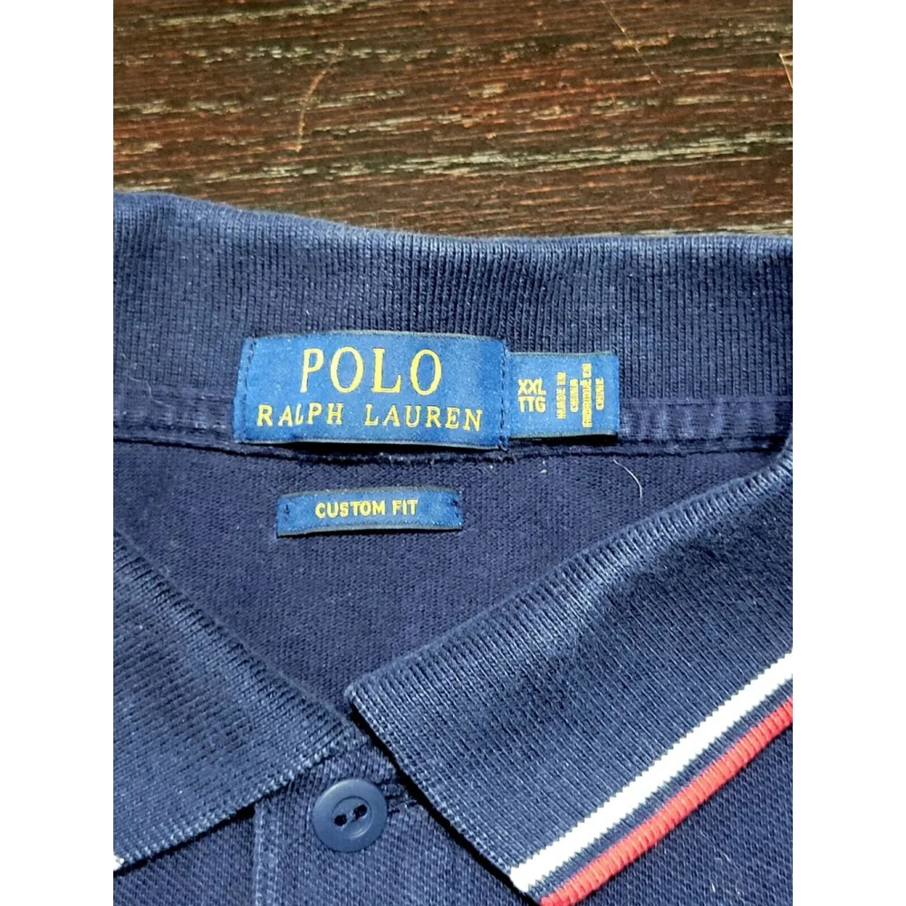 Polo Ralph Lauren USA Polo Big Pony Mens Size XXLarge #16 Patch Cotton